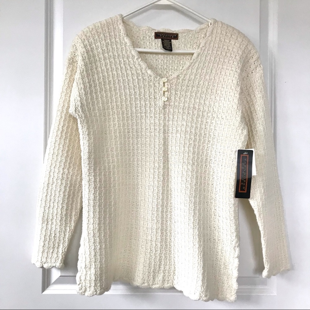 NWT Vintage 90’s V Neck Sweater